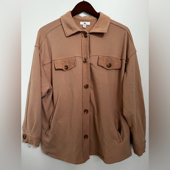 Dusty rose cardigan shacket - Picture 1 of 3